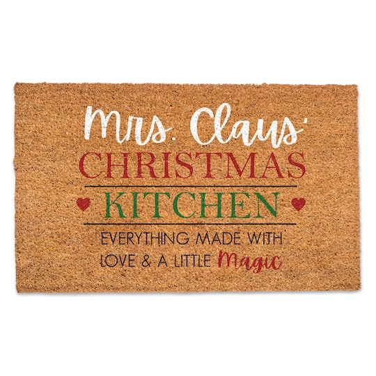 Mrs. Claus' Christmas Kitchen Doormat